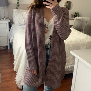 NWT Mauve Knit Cardigan | Reitmans